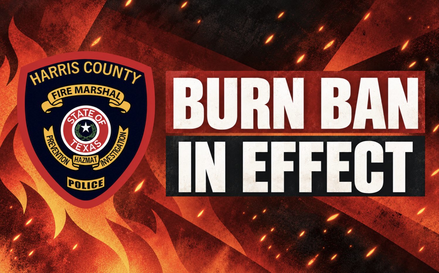 Burn Ban Now in Effect Across Unincorporated Harris County: What Breckenridge Park Residents Need to Know