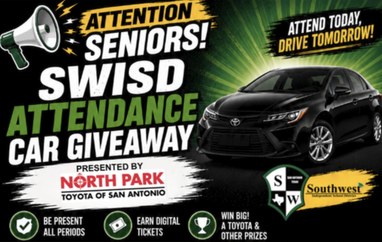 Southwest ISD Seniors Can Turn Strong Attendance Into a Chance to Win a Toyota