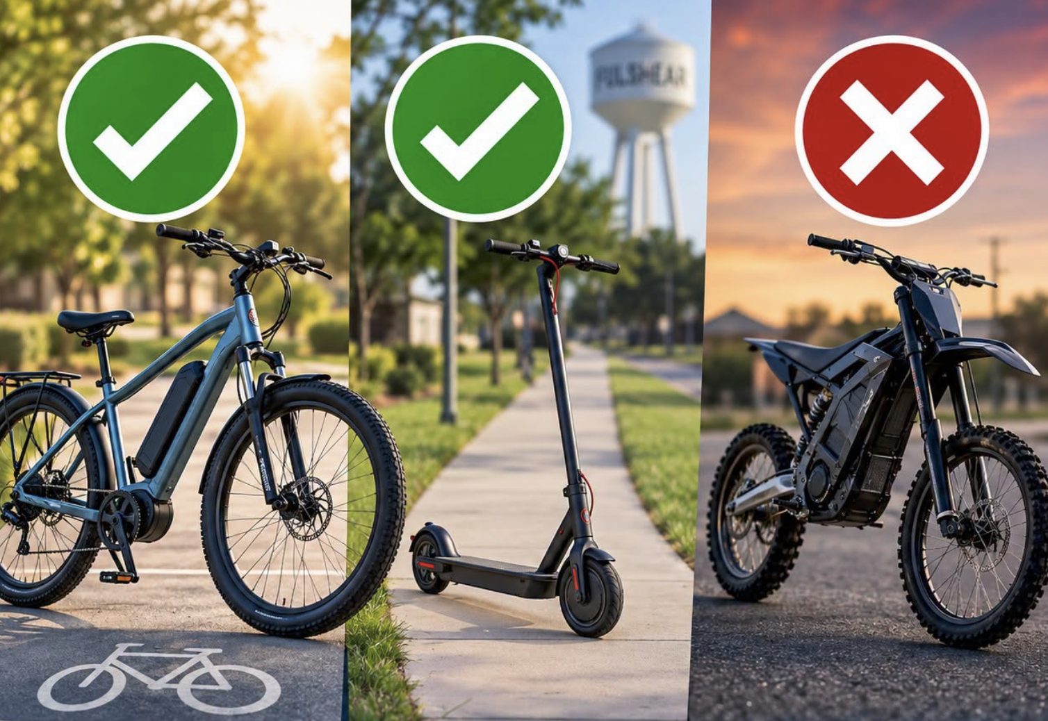 Fulshear E-Bike, E-Scooter and E-Moto Rules Put Safety Back in Focus as Residents Report Close Calls