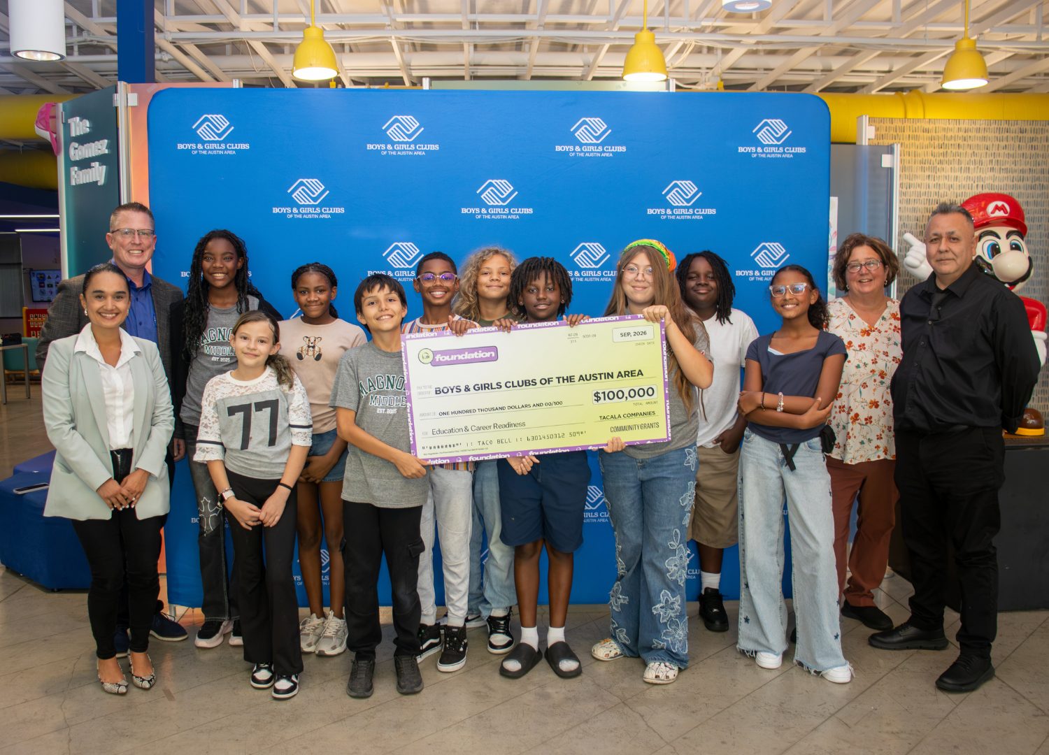 Boys & Girls Clubs of the Austin Area Receives $100,000 Grant to Expand Youth Career Programs