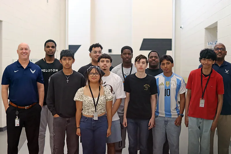 Cypress Park High School's Inaugural Air Force JROTC Takes Its First Flight
