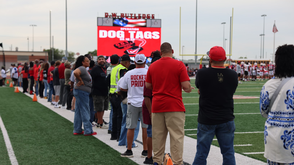 Judson Rockets Honor Local Veterans Through Operation Dog Tags Tradition