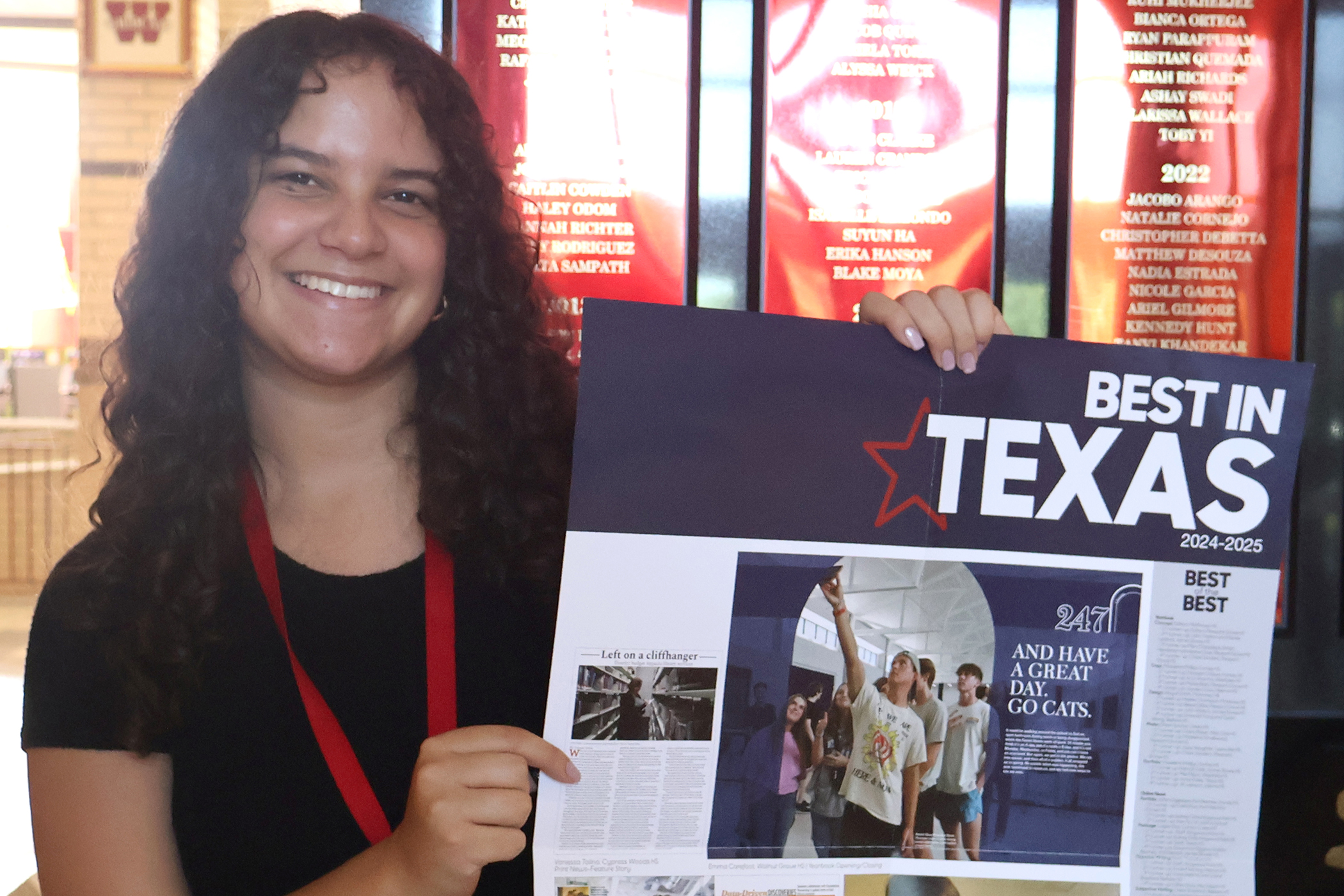 Cypress Woods and Langham Creek High School Journalists Named to 2025 UIL/ILPC All-State Journalism Staff