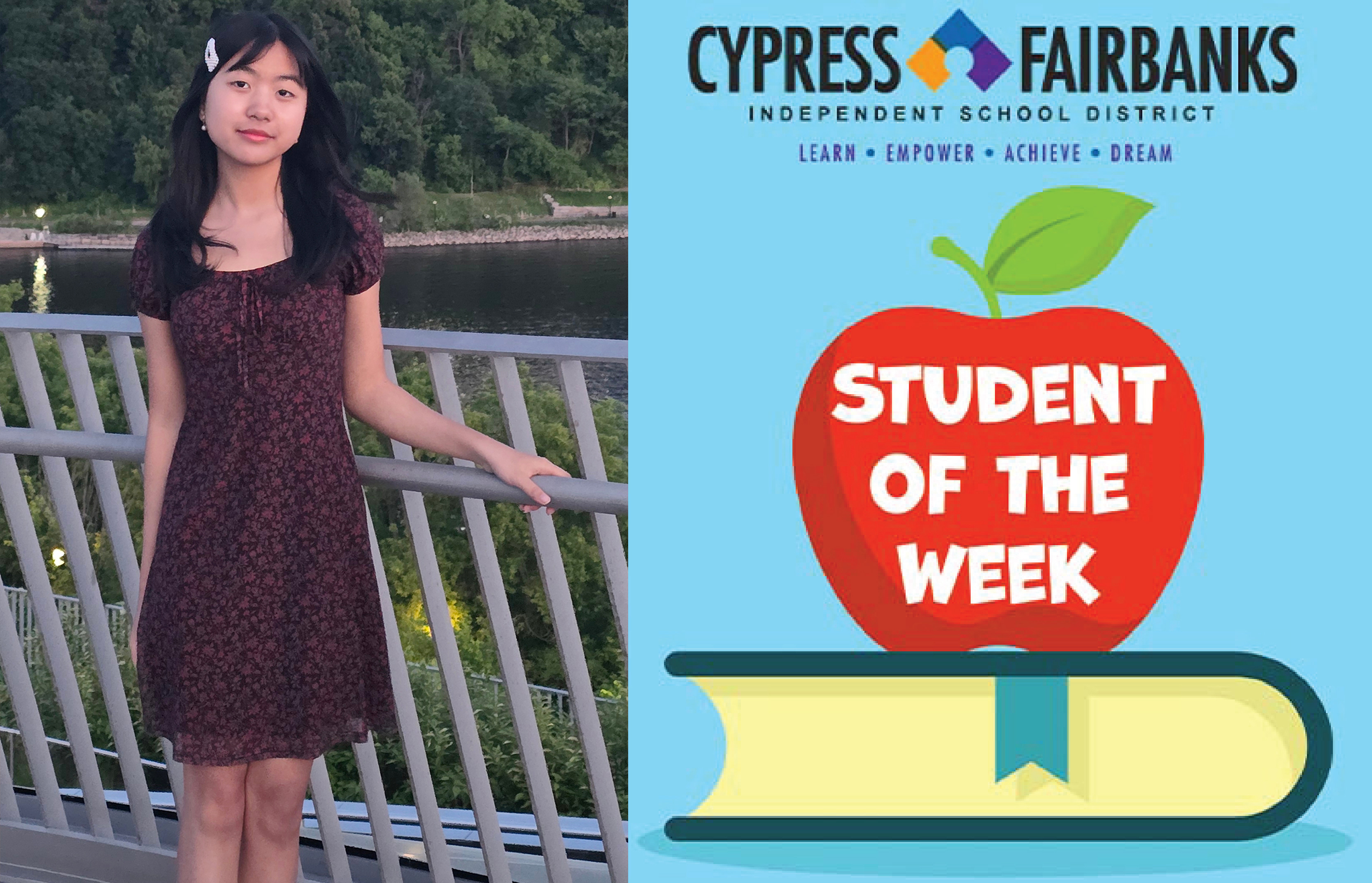 Cypress Falls High School Junior Named CFISD Student of the Week