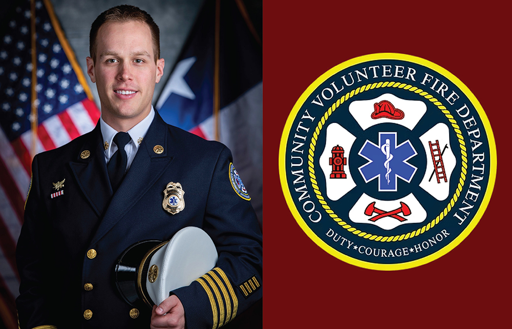 Josh Taylor Promoted to Assistant Fire Chief at Community Volunteer Fire Department