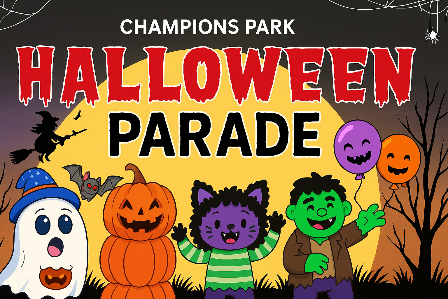 Champions Park Halloween Parade & Pizza Party Set for October 31