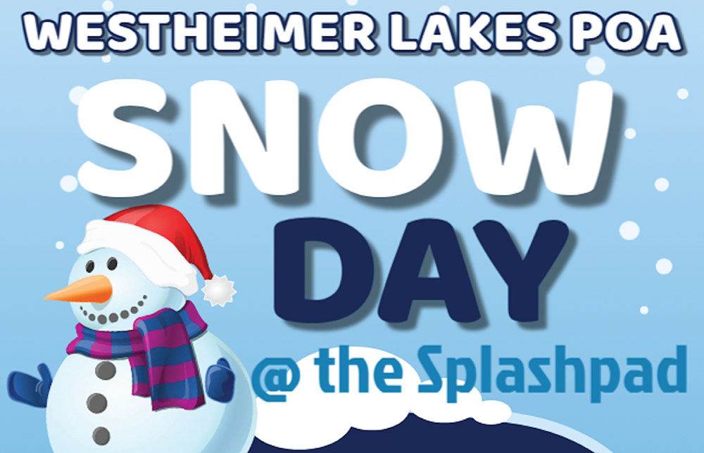 Let It Snow: Free Family Snow Day Comes to Westheimer Lakes on December 20